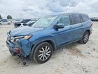 2020 Honda Pilot Exl Синий vin: 5FNYF5H52LB016320