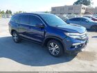 2018 Honda Pilot Ex-l Синий vin: 5FNYF5H54JB014467