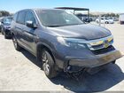 2021 Honda Pilot 2wd Ex-l Gray vin: 5FNYF5H58MB046178