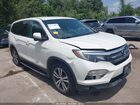 2017 Honda Pilot Ex White vin: 5FNYF6H30HB075636
