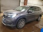 2021 Honda Pilot Ex Gray vin: 5FNYF6H37MB009823