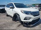 2017 Honda Pilot Ex-l White vin: 5FNYF6H50HB045554