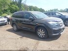 2022 Honda Pilot Awd Ex-l Черный vin: 5FNYF6H53NB004735