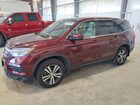 2018 Honda Pilot Exl Maroon vin: 5FNYF6H54JB035258