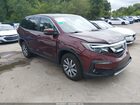 2019 Honda Pilot Ex-l Бордовый vin: 5FNYF6H54KB093954