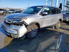 2020 Honda Pilot Exl Gray vin: 5FNYF6H58LB021494