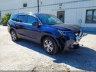 2018 Honda Pilot Ex-l Blue vin: 5FNYF6H61JB043360