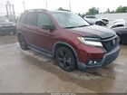 2019 Honda Passport Elite Бордовый vin: 5FNYF8H06KB008077