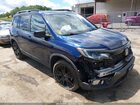 2019 Honda Passport Sport Blue vin: 5FNYF8H20KB007248