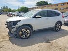 2016 Honda Cr-v Touring White vin: 5J6RM3H90GL002978