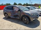 2016 Honda Cr-v Touring Gray vin: 5J6RM3H9XGL018041