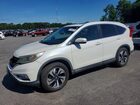 2016 Honda Cr-v Touring White vin: 5J6RM4H99GL044782