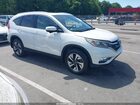 2016 Honda Cr-v Touring White vin: 5J6RM4H9XGL058075