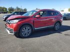 2022 Honda Cr-v Touring Red vin: 5J6RT6H97NL039429