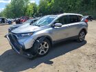 2019 Honda Cr-v Ex Silver vin: 5J6RW2H51KL034445