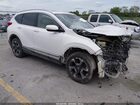 2018 Honda Cr-v Touring White vin: 5J6RW2H9XJL029648