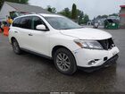 2016 Nissan Pathfinder Sv White vin: 5N1AR2MM8GC637287