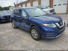 2020 Nissan Rogue S Fwd Blue vin: 5N1AT2MT5LC785870