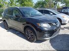 2016 Nissan Rogue Sl Black vin: 5N1AT2MV6GC848868