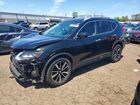2017 Nissan Rogue Sl Черный vin: 5N1AT2MV8HC732945