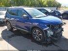 2017 Nissan Rogue Sl Blue vin: 5N1AT2MVXHC754428