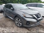 2019 Nissan Murano Sl Gray vin: 5N1AZ2MJ2KN129867