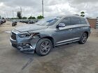 2018 Infiniti Qx60 Base Gray vin: 5N1DL0MM9JC503205