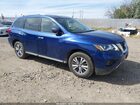 2020 Nissan Pathfinder S 4wd Blue vin: 5N1DR2AM6LC627871