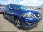 2018 Nissan Pathfinder Sv Blue vin: 5N1DR2MM3JC654034