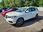 2018 Nissan Pathfinder Platinum White vin: 5N1DR2MM3JC678690