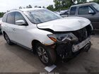 2017 Nissan Pathfinder Sv White vin: 5N1DR2MM5HC641232
