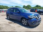 2017 Nissan Pathfinder Sl Blue vin: 5N1DR2MM7HC673681