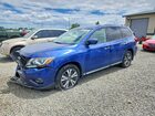 2018 Nissan Pathfinder Sv Blue vin: 5N1DR2MM7JC644266