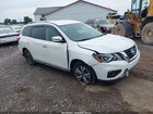 2019 Nissan Pathfinder Sv White vin: 5N1DR2MMXKC605673