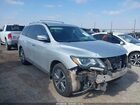 2017 Nissan Pathfinder Sv Silver vin: 5N1DR2MN0HC904204