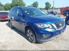 2017 Nissan Pathfinder Sv Blue vin: 5N1DR2MN4HC688065