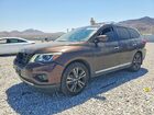 2019 Nissan Pathfinder Platinum Maroon vin: 5N1DR2MN4KC649063