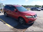 2017 Nissan Pathfinder Sv Red vin: 5N1DR2MN5HC659187