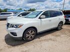 2019 Nissan Pathfinder Sv White vin: 5N1DR2MN7KC601816