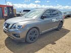 2017 Nissan Pathfinder Platinum Gray vin: 5N1DR2MN9HC658933