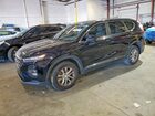 2019 Hyundai Santa Fe Se 2.4l Черный vin: 5NMS23AD3KH083366