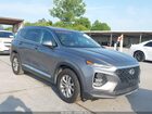 2019 Hyundai Santa Fe Se Серый vin: 5NMS23AD4KH111515