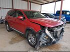 2019 Hyundai Santa Fe Se Красный vin: 5NMS23AD4KH128461