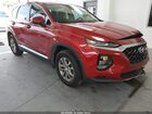 2020 Hyundai Santa Fe Se Red vin: 5NMS23AD4LH167827