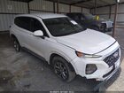 2019 Hyundai Santa Fe Se White vin: 5NMS23AD5KH008300
