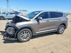 2019 Hyundai Santa Fe Se Gray vin: 5NMS23AD7KH014664