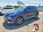 2021 Hyundai Santa Fe Sel Blue vin: 5NMS24AJ8MH337359