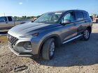 2019 Hyundai Santa Fe Серый vin: 5NMS2CAD3KH093394