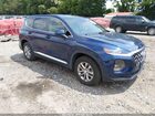 2019 Hyundai Santa Fe Se Blue vin: 5NMS2CAD8KH120900