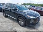 2020 Hyundai Santa Fe Se Черный vin: 5NMS2CAD8LH137908